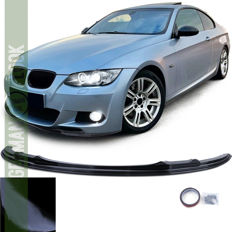 Lame de pare-chocs avant BMW Série 3 E92 E93 2006-2010 – Noir brillant Pack M Performance