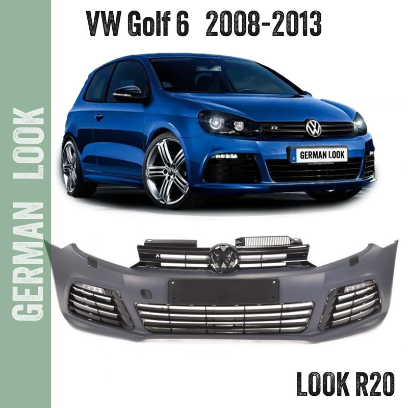 Pare choc avant Sport Look R20 pour Volkswagen Golf 6