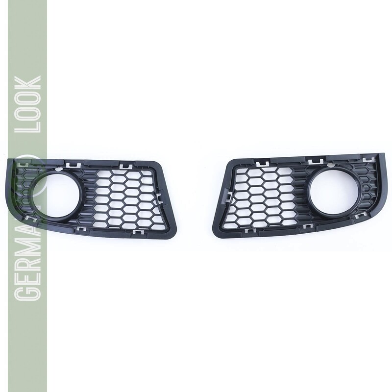 Paire de grilles antibrouillard BMW Série 5 F10 F11 2010-2013 Pack M Noir