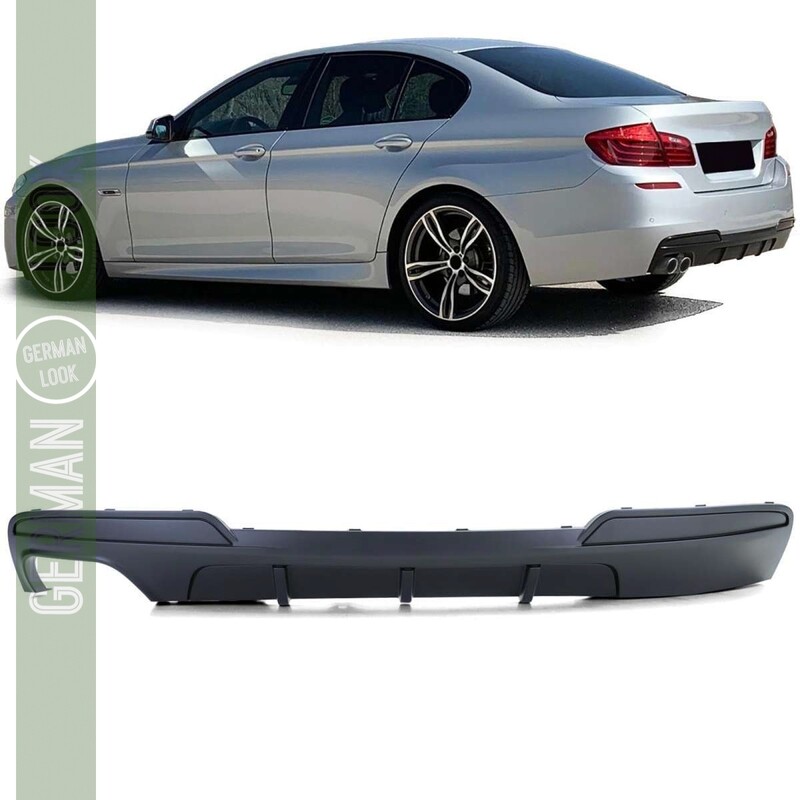 Difusor traseiro de desempenho preto fosco para BMW Série 5 F10 F11 520 525 528 530