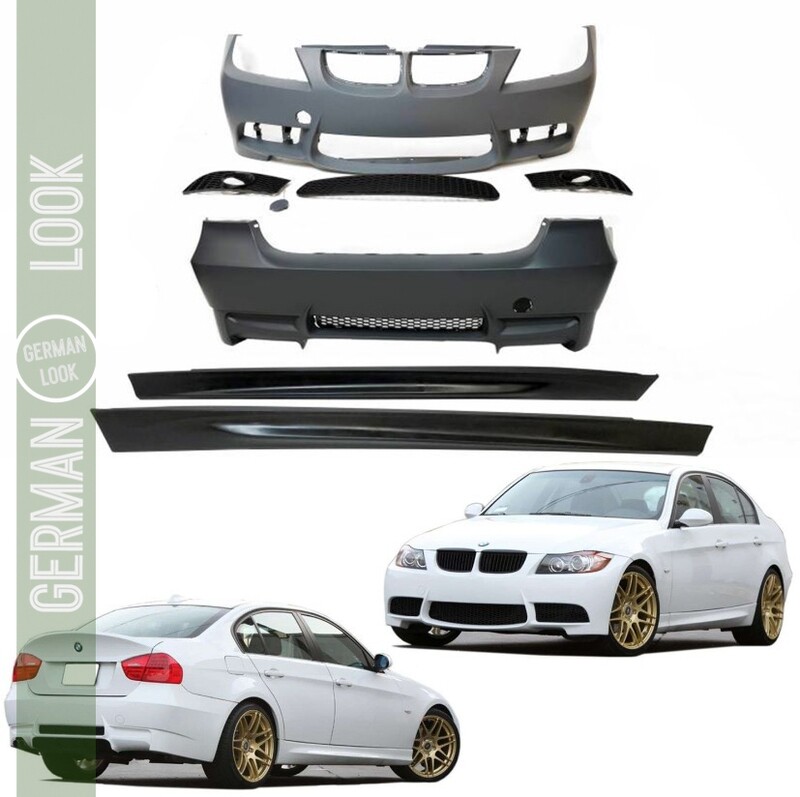 Pára-choques / Bodykit / Kit de carroçaria para BMW Série 3 E90 Look M3 2005-2008