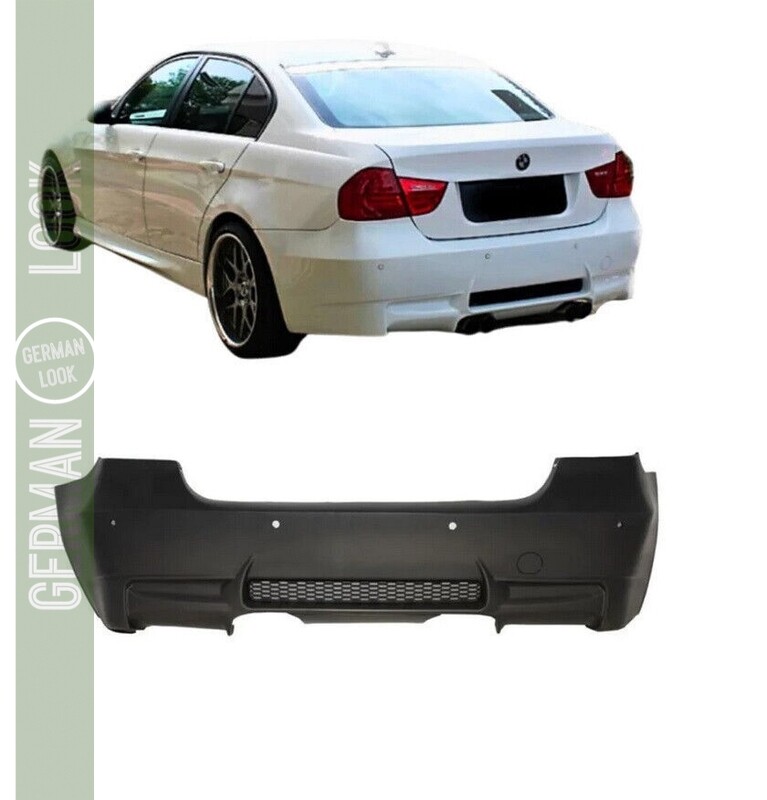 Pára-choques traseiro com design M3 para BMW Série 3 E90 Sedan 2008-2011