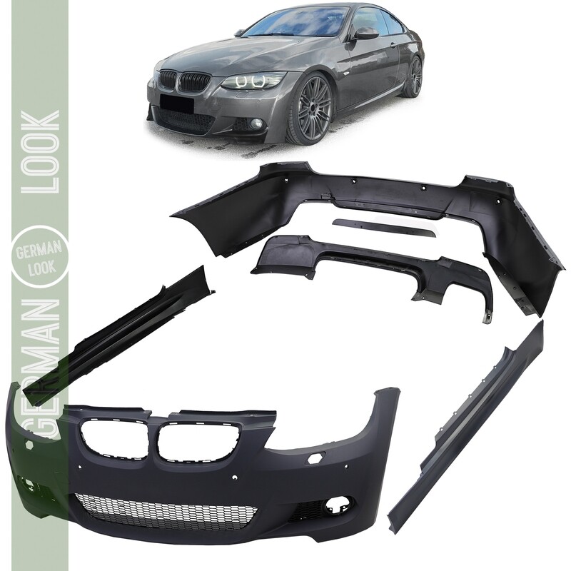 Kit carrosserie complet BMW Série 3 E92 E93 (2006-2010) Pack M – Pare-chocs + Bas de caisse + Diffuseur ABS