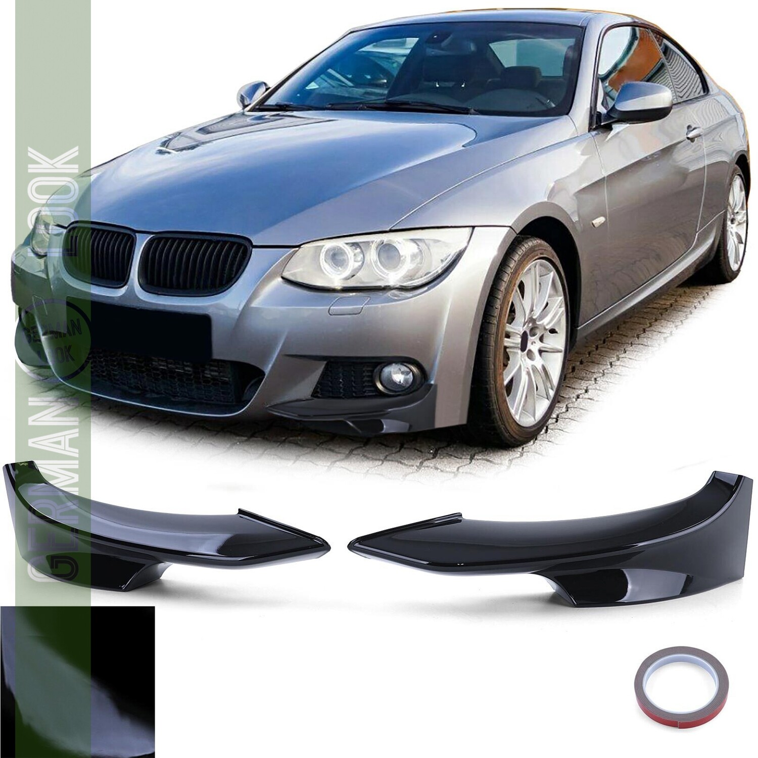 Defletor Performance BMW Série 3 E92 E93 2010-2013 - Preto brilhante