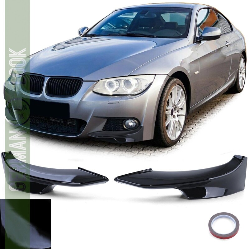 Déflecteur avant BMW Série 3 E92 E93 2010-2013 – Noir brillant look M Performance