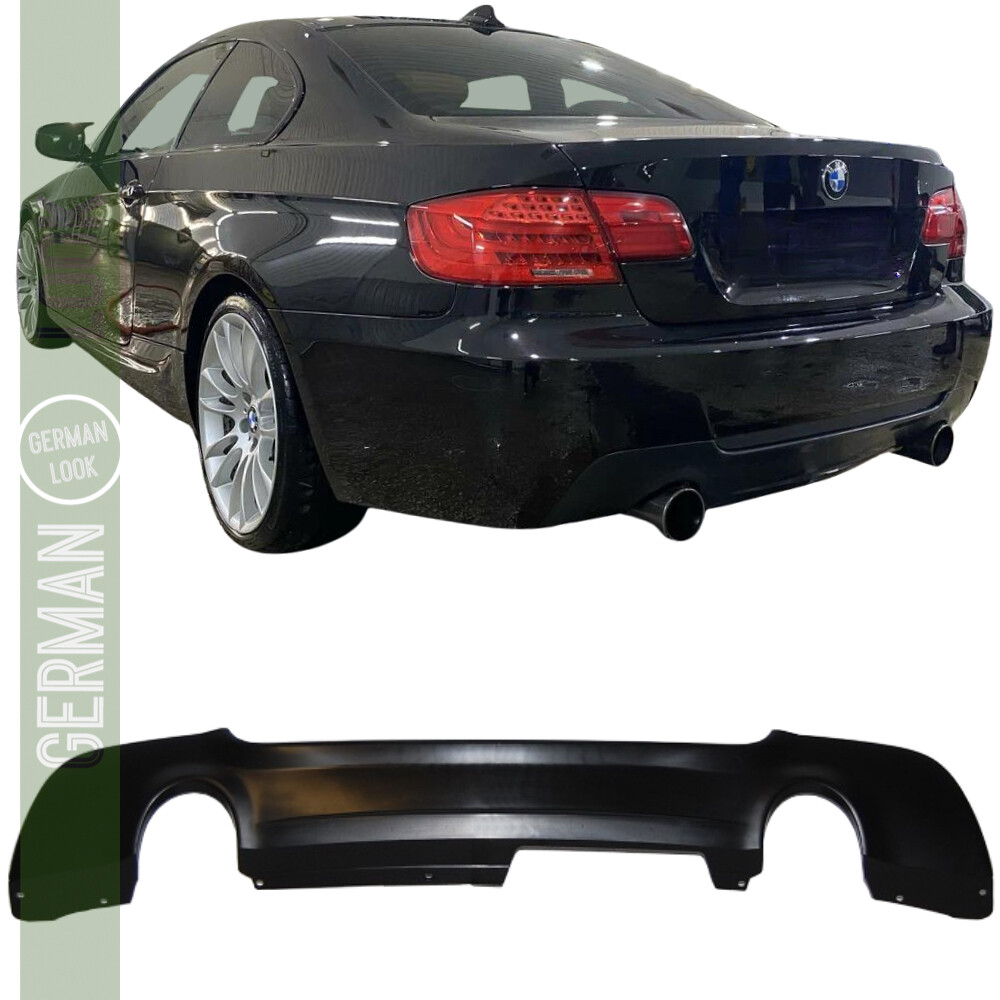 Diffuseur arrière Performance BMW Série 3 E92 E93 2006-2013 – Noir mat Pack M
