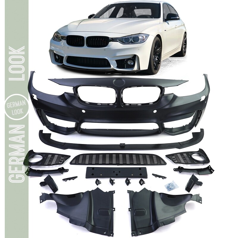 Pare-Chocs Avant Look M3 EVO BMW Série 3 F30 F31 2011-2019 avec PDC