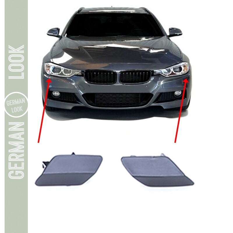 Caches lave-phare BMW Série 3 F30 F31 (2011-2019) – Pare-chocs avant (Lot de 2)