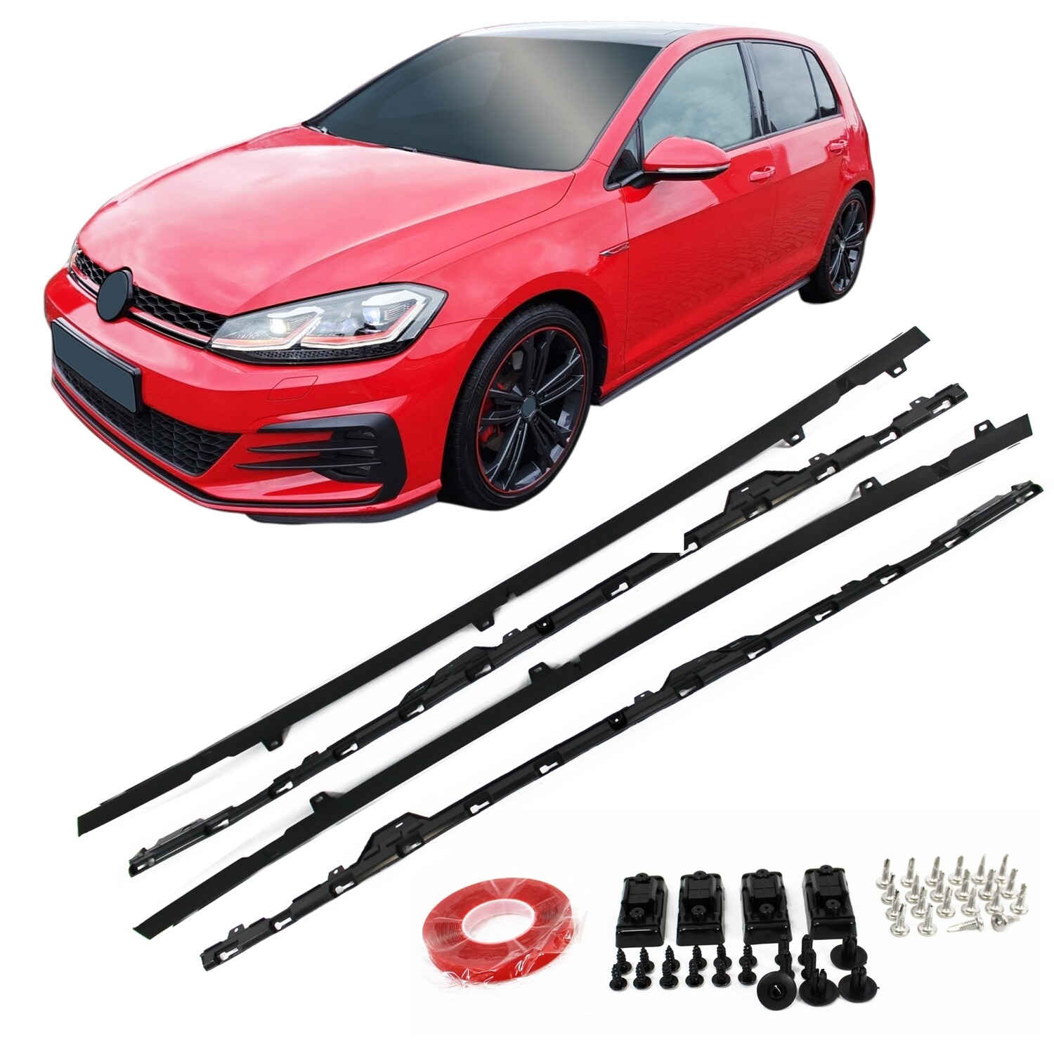 Saias laterais para Volkswagen Golf 7 2012-2017 Saias laterais para Volkswagen Golf 7 2012-2017