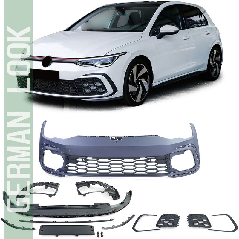 Pare-chocs avant look GTI pour VW Golf 8 aussi GTI GTE GTD à partir de 2019