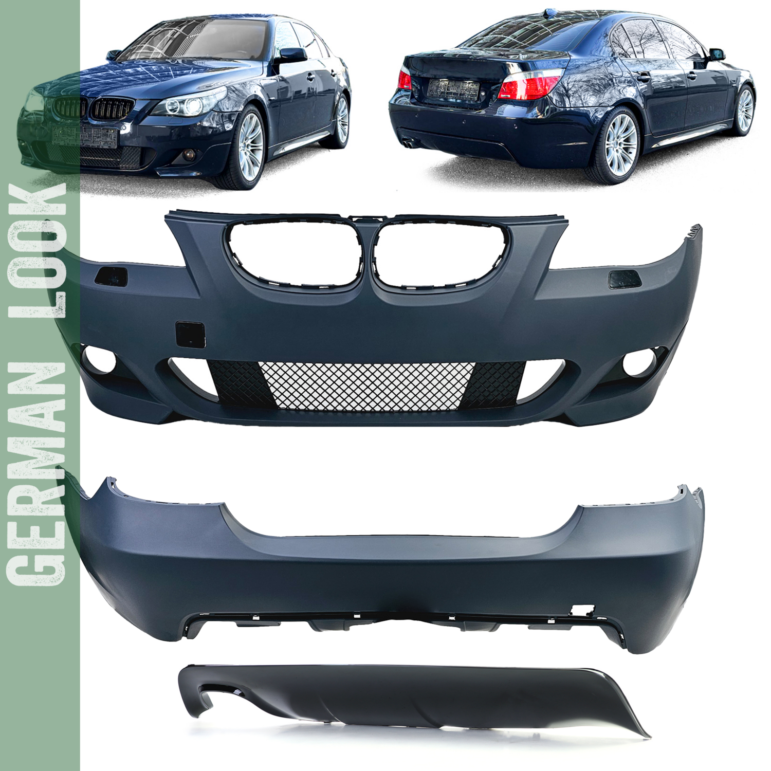 Kit carrocería BMW Serie 5 E60 2003-2010 Look Pack M Kit de carrocería BMW Serie 5 E60 2003-2010 estilo Pack M