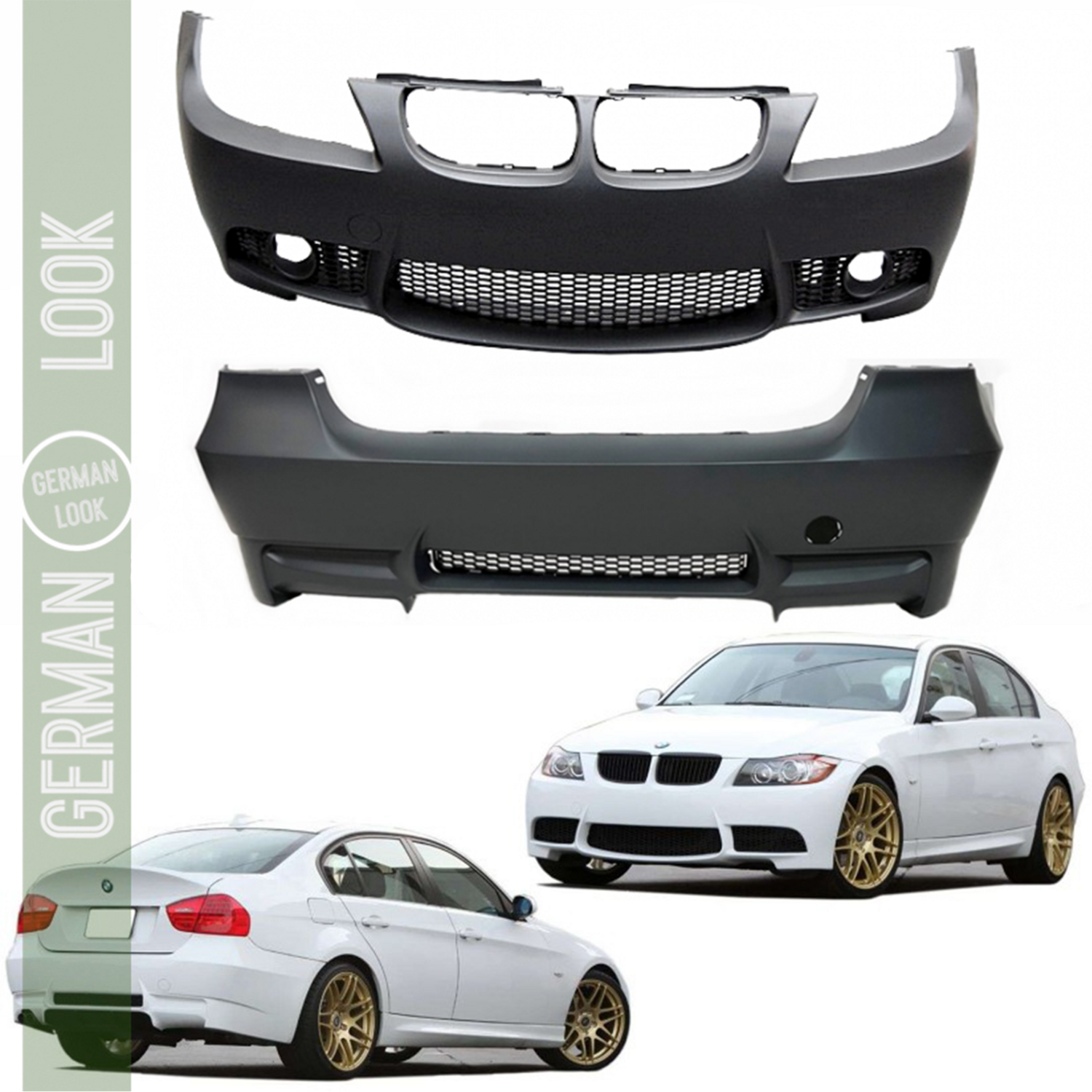 Kit carrosserie complet BMW Série 3 E90 LCI 2008-2011 Look M3 – Bodykit ABS premium