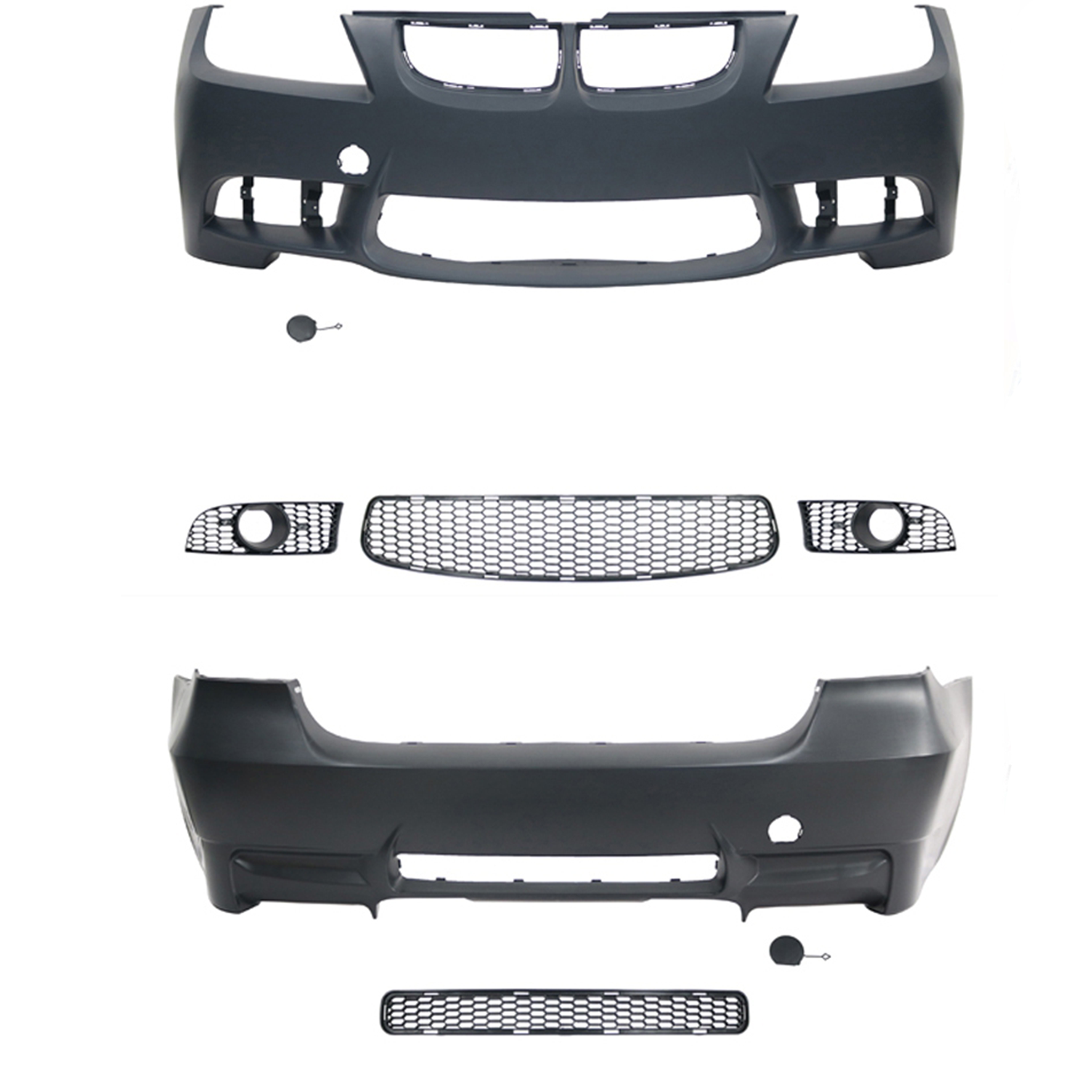 Kit carrosserie complet BMW Série 3 E90 LCI 2008-2011 Look M3 – Bodykit ABS premium