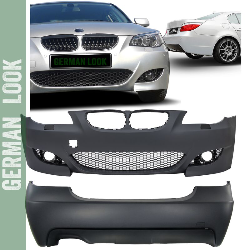 Kit carrosserie complet Pack M pour BMW Série 5 E60 – Pare-chocs avant, arrière et Bas de caisse