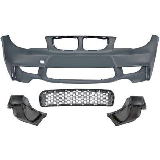 Kit para-choques dianteiro estilo 1M BMW Série 1 E81 E82 E88 Sport M1