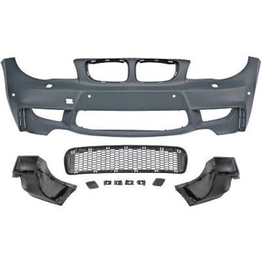 Para-choques dianteiro estilo 1M BMW Série 1 E81 E82 E88 (2004-2011)