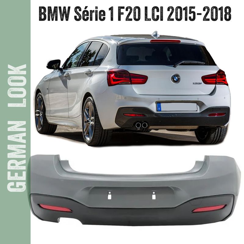 Pare-chocs arrière Pack M BMW Série 1 F20 LCI 2015-2019 Pare-chocs arrière Pack M BMW Série 1 F20 LCI 2015-2019