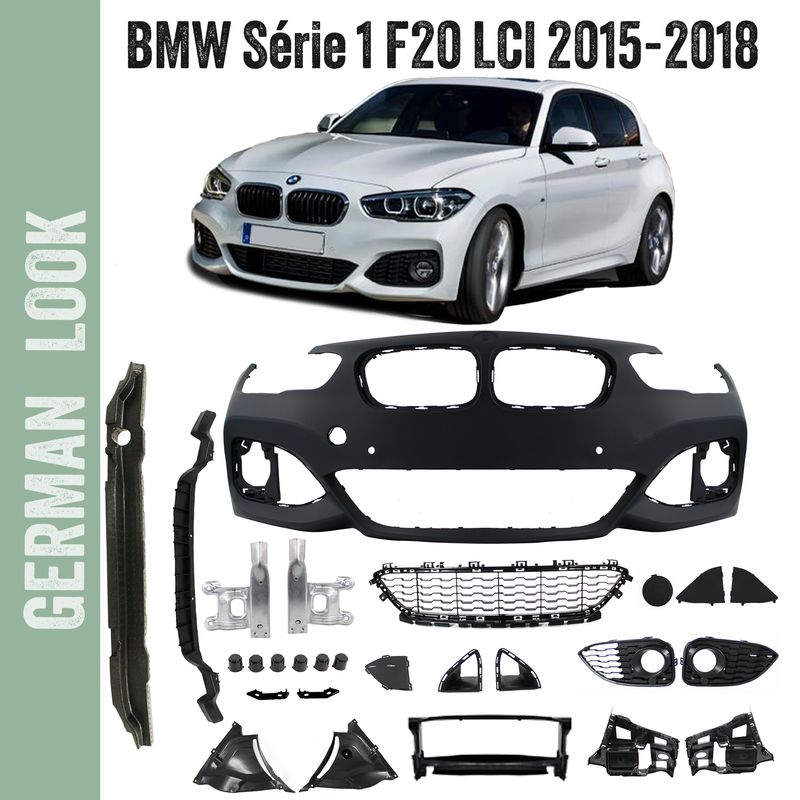 Pare-chocs avant pour BMW Série 1 F20 F21 LCI 2015-2019 Pack M