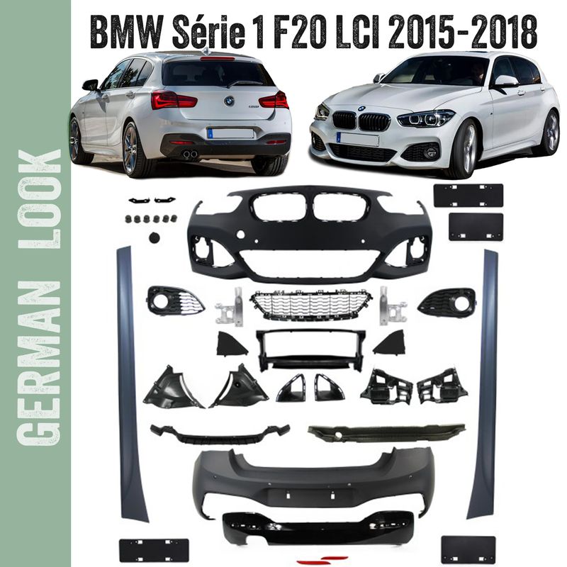 Kit carrosserie BMW Série 1 F20 LCI 2015-2019 Look Pack M complet Kit carrosserie BMW Série 1 F20 LCI 2015-2019 Look Pack M complet
