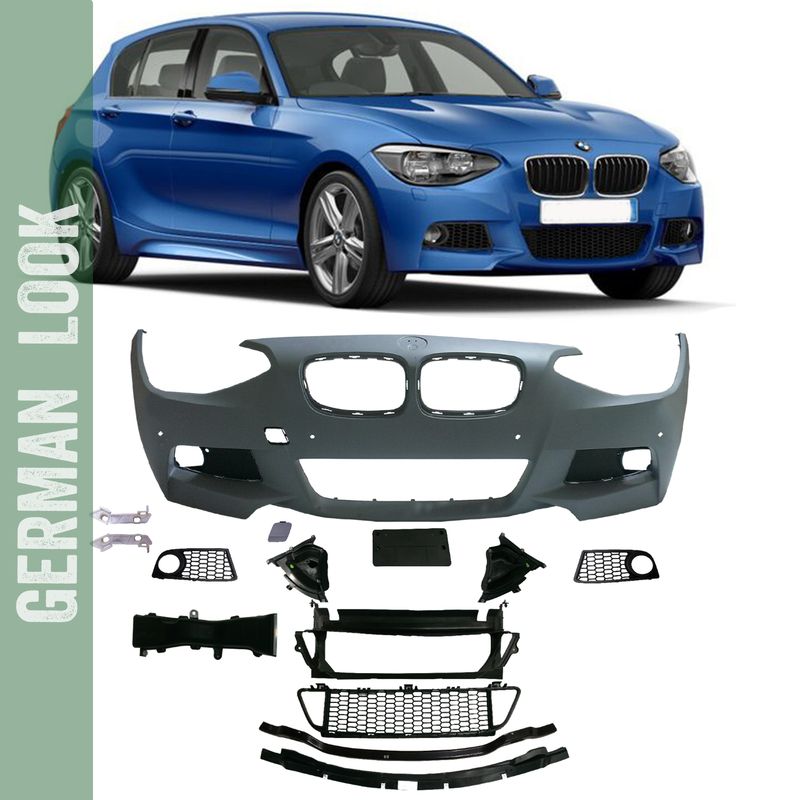 Pare-chocs avant BMW Série 1 F20 2011-2015 Pack M + Accessoires Pare-chocs avant BMW Série 1 F20 2011-2015 Pack M + Accessoires