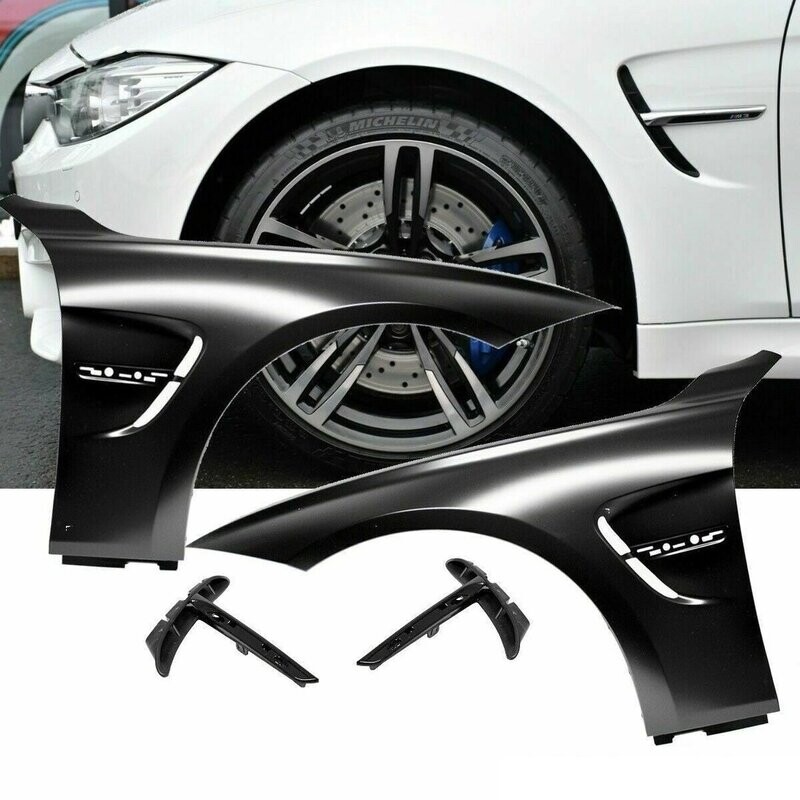Ailes avant Look M3 BMW Série 3 F30 F31 (2011-2019) – Kit Gauche + Droite Performance