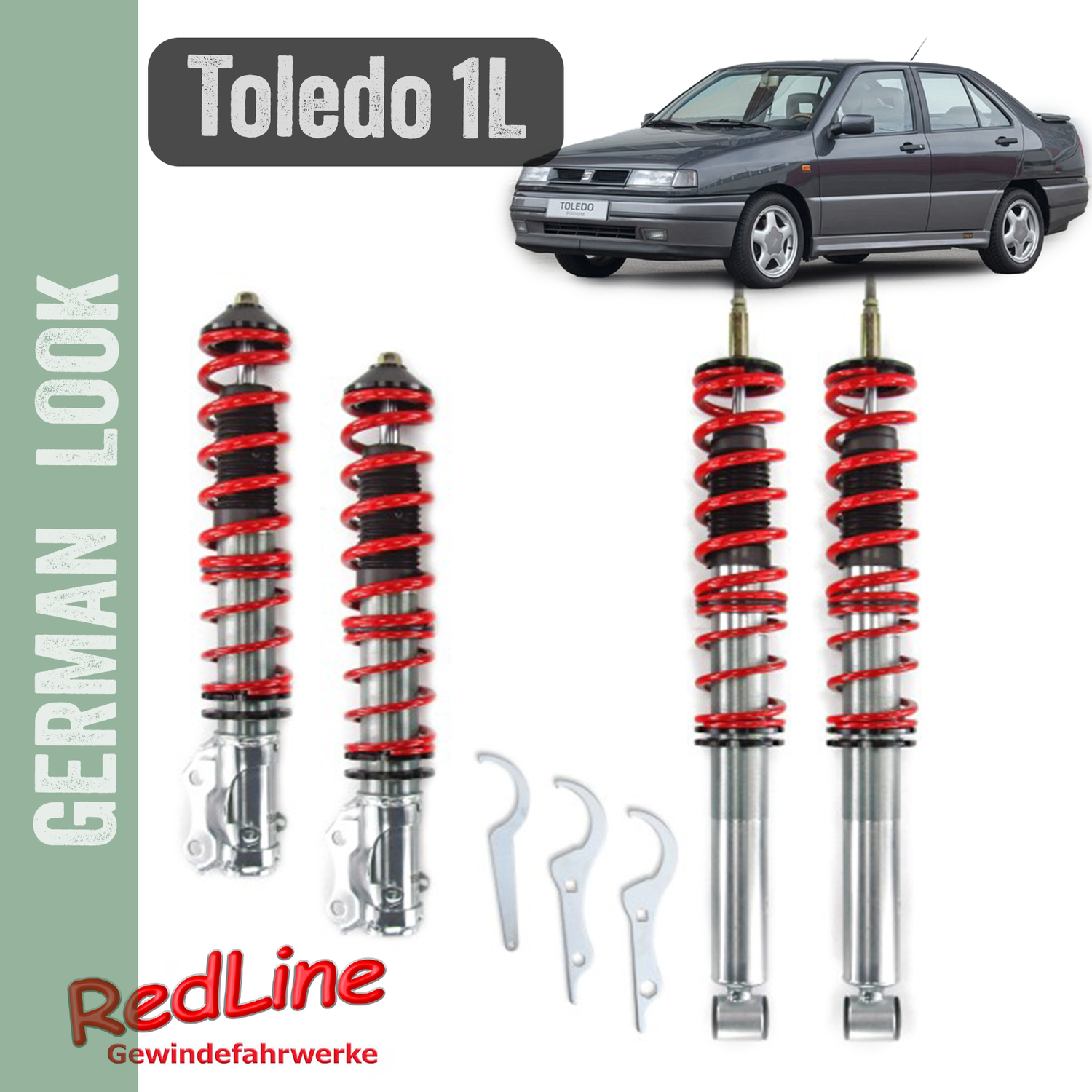 Kit suspension combiné fileté Redline Seat Toledo 1L 1991-1999