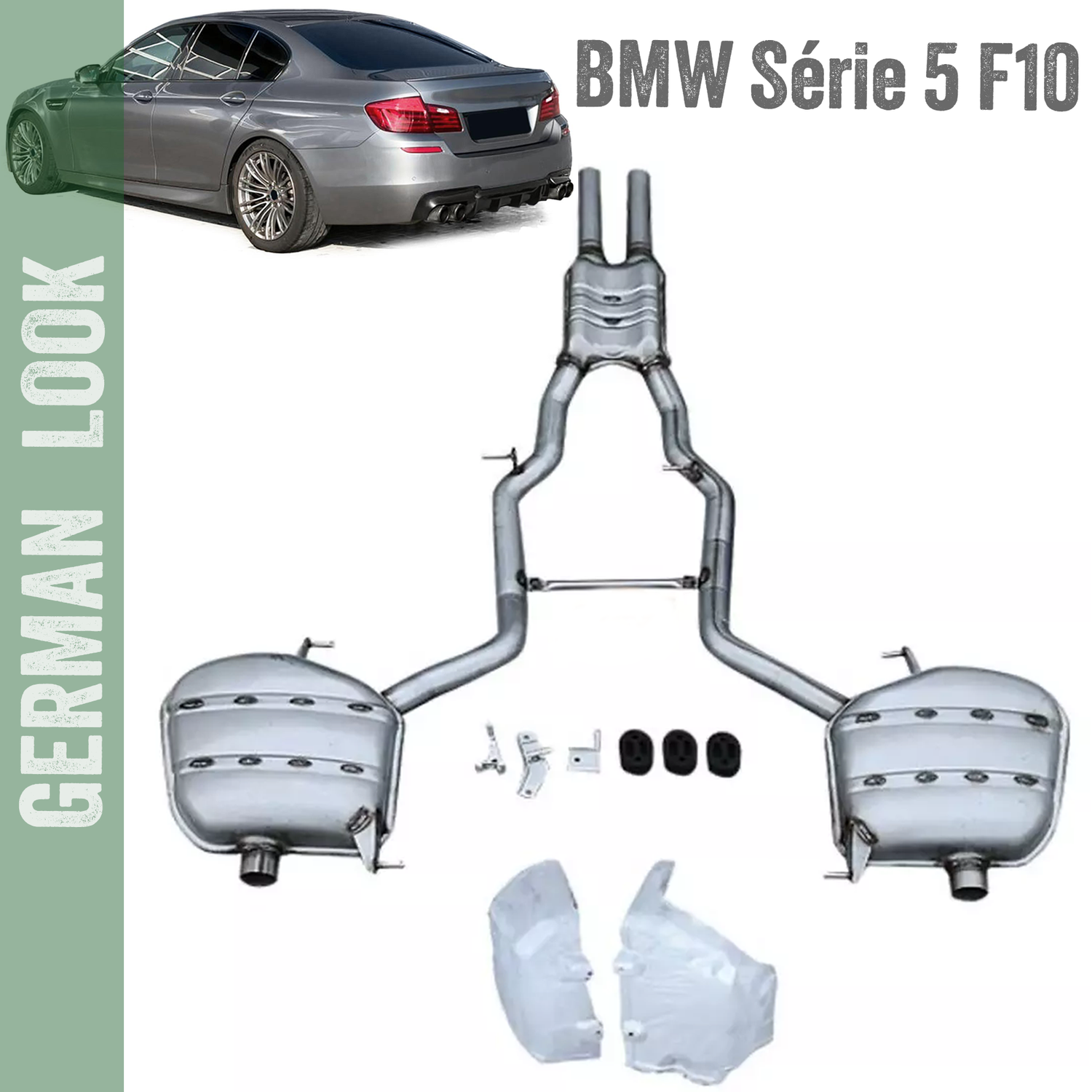 Silencieux BMW Série 5 F10 Berline (2010-2017) – Échappement Sport Look M Performance