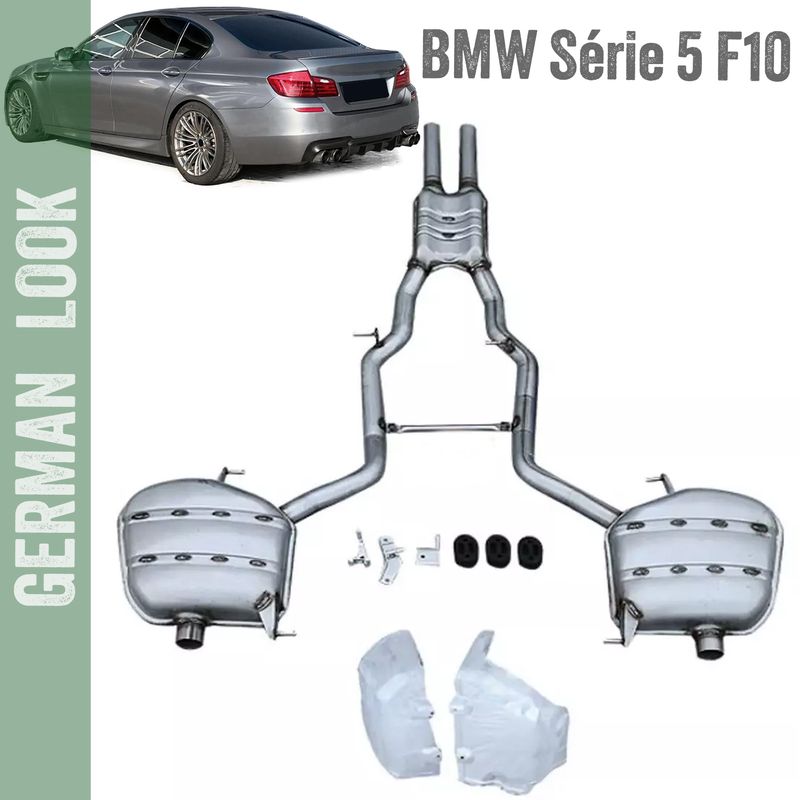 Silencieux BMW Série 5 F10 Berline (2010-2017) – Échappement Sport Look M Performance