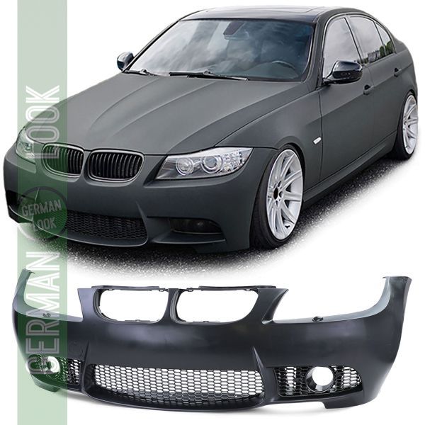 Pare-chocs avant Look M3 BMW Série 3 E90 E91 (2005-2008) – ABS avec lave-phares (SRA)