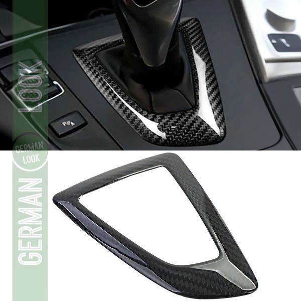 Cache cadre de changement de vitesse en carbone véritable BMW Série 3 F30 F31 (2011-2019)