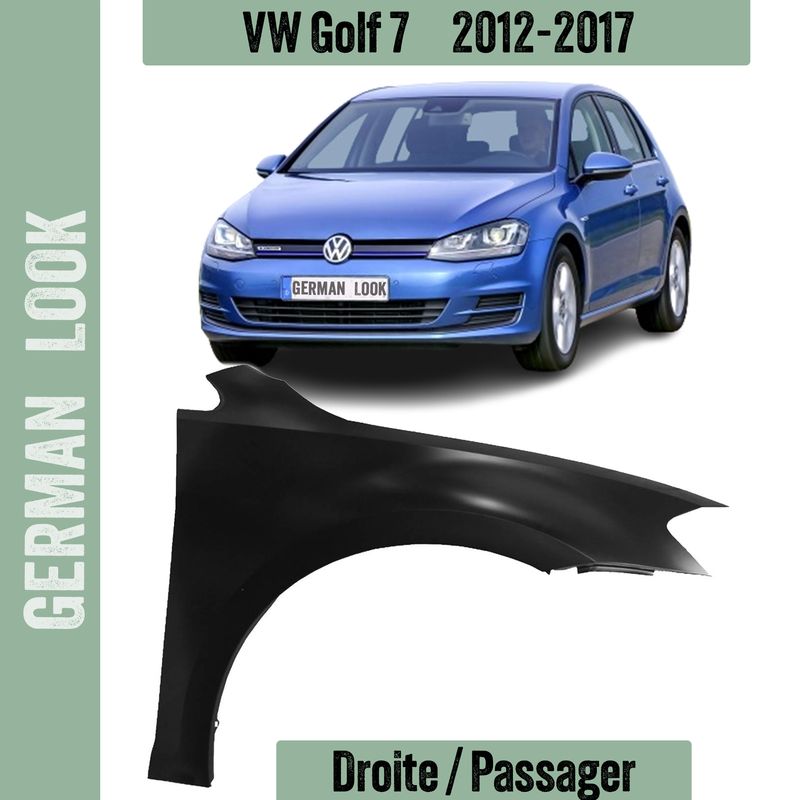 Aile avant droite VOLKSWAGEN GOLF 7 du 11/2012 au 01/2017