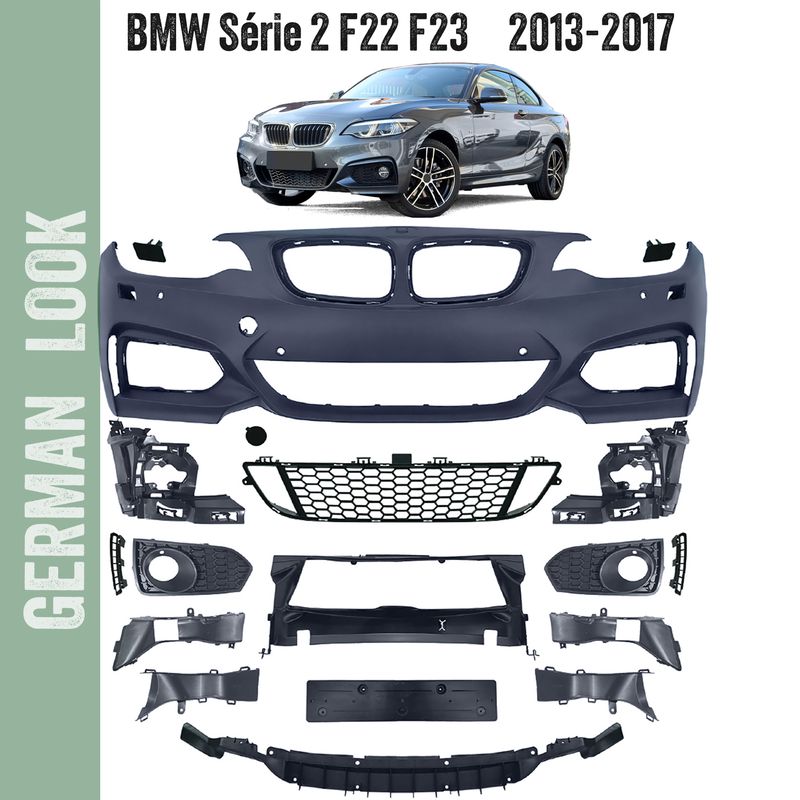 Pare-chocs avant BMW Série 2 F22 F23 (2013-2017) Pack M avec accessoires – Look M Performance