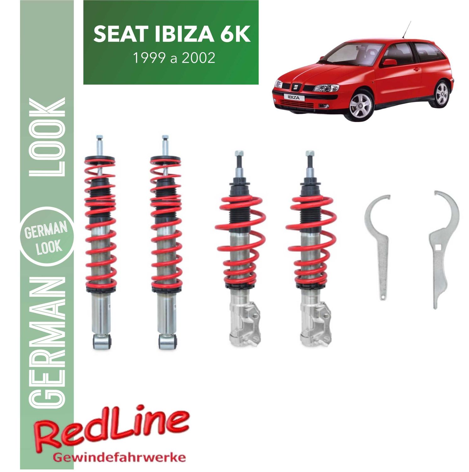 Kit combiné fileté Redline Seat Ibiza 6K 1999-2002