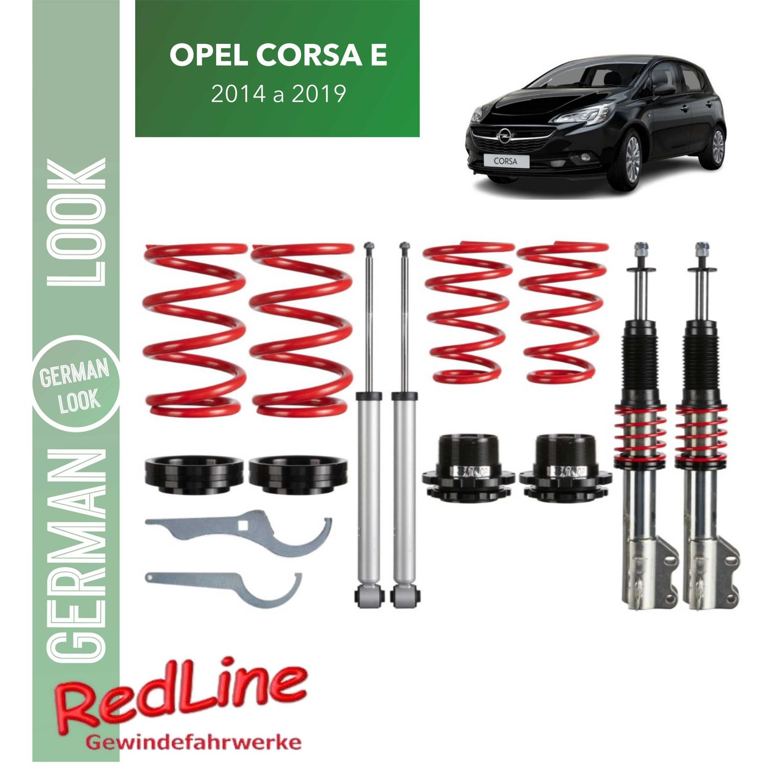 Kit combiné fileté Redline Opel Corsa E 2014-2019