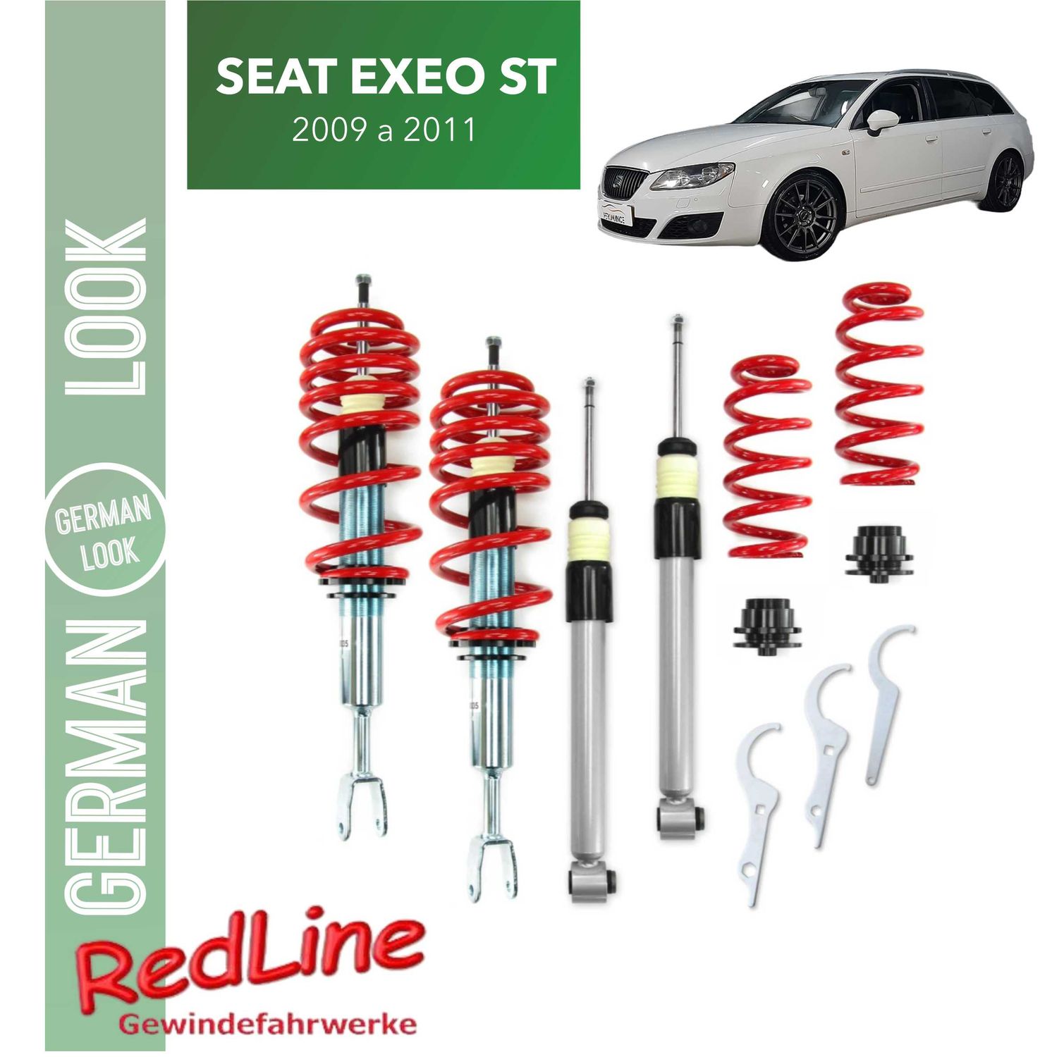 Kit combiné fileté Redline Seat Exeo ST 2009-2011