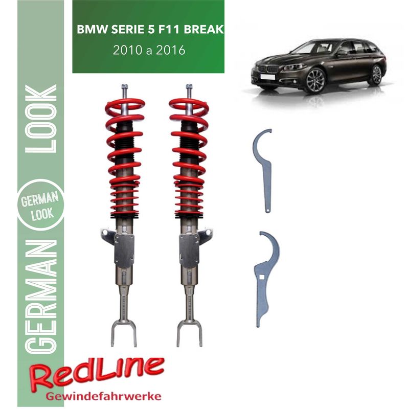 Combinés Filetés BMW F11 (2010-2016) – Suspension Sport RedLine Réglable