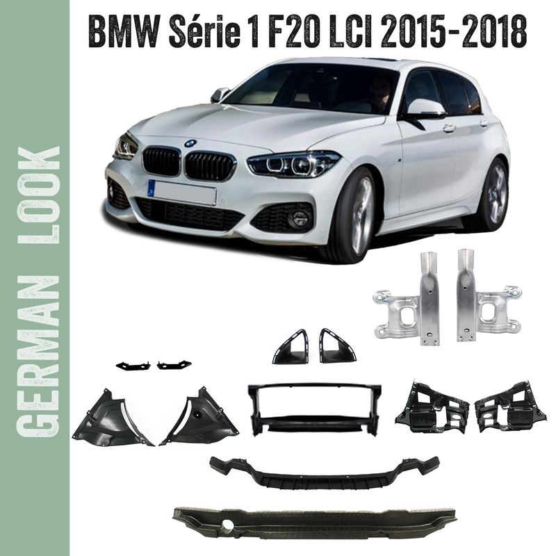 Kit de montage de pare-chocs avant BMW Série 1 F20 F21 LCI 2015-2019 Pack M