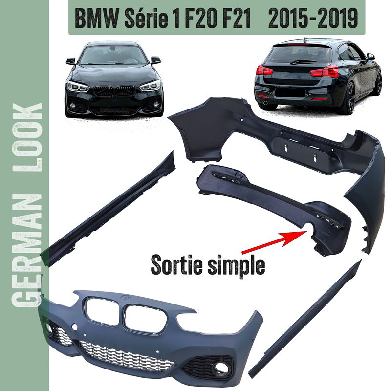Kit carrosserie BMW Série 1 F20 LCI 2015-2019 Look Pack M complet Kit carrosserie BMW Série 1 F20 LCI 2015-2019 Look Pack M complet