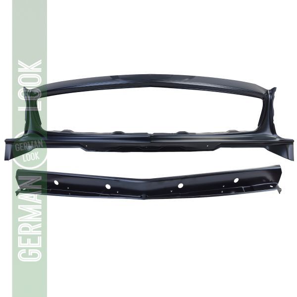 Façade avec entretoise pour calandre sur mesure pour Mercedes SL Pagode W113 Façade avec entretoise pour calandre sur mesure pour Mercedes SL Pagode W113