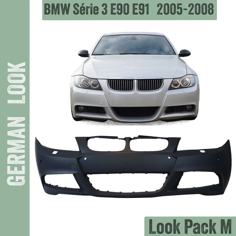 Pára-choques dianteiro Pack M para BMW Série 3 E90 E91 sedan touring 2005-2008