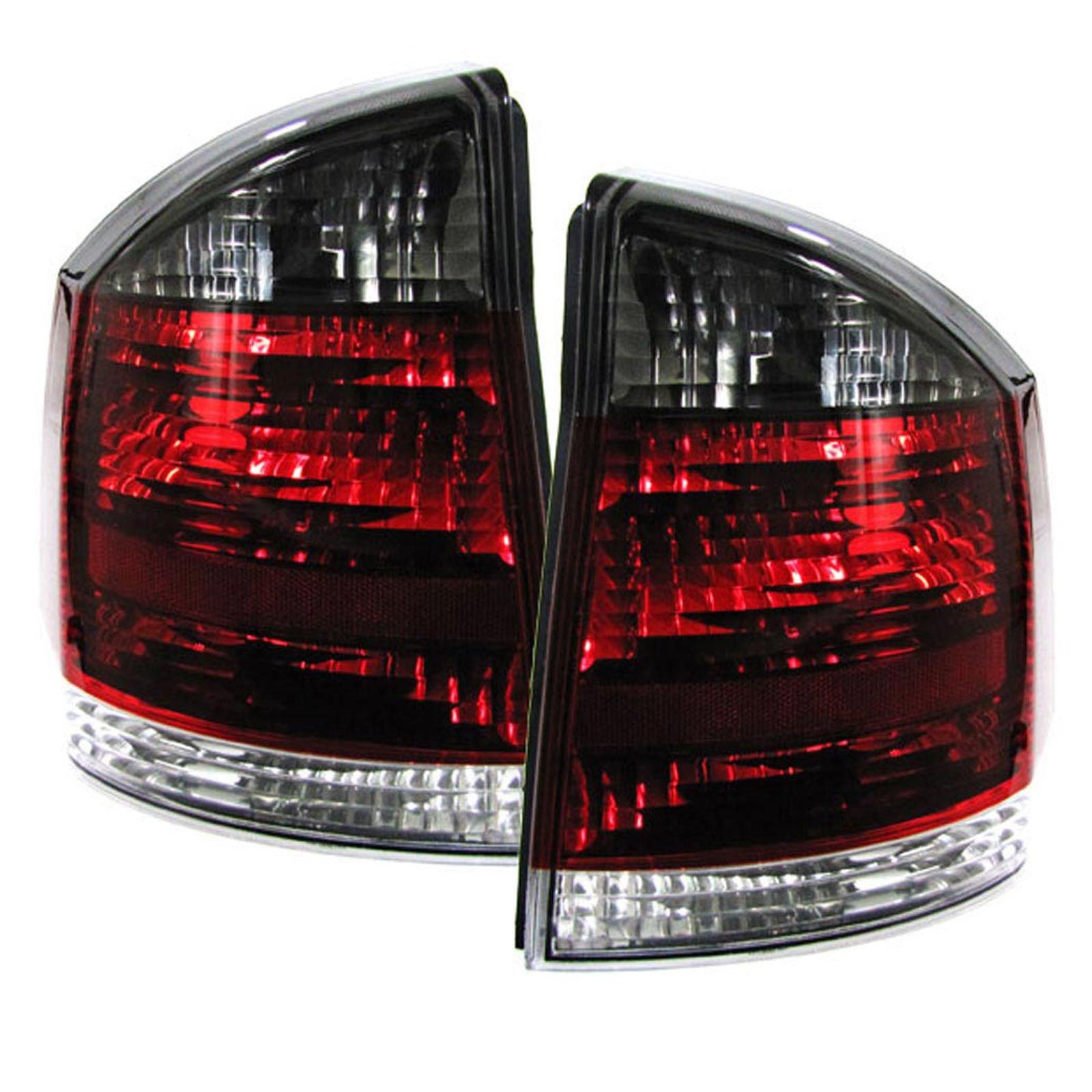 Feux arrière GTS OPC rouge et noir pour Opel Vectra C Berline 2002-2008