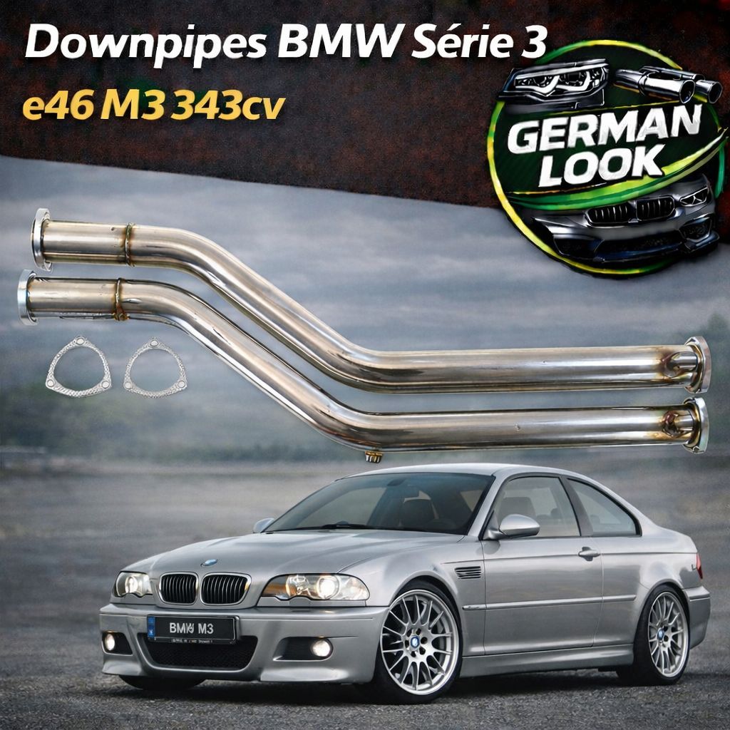 Downpipe TurboWorks Inox BMW M3 E46 3.2 343cv – Performance Exhaust
