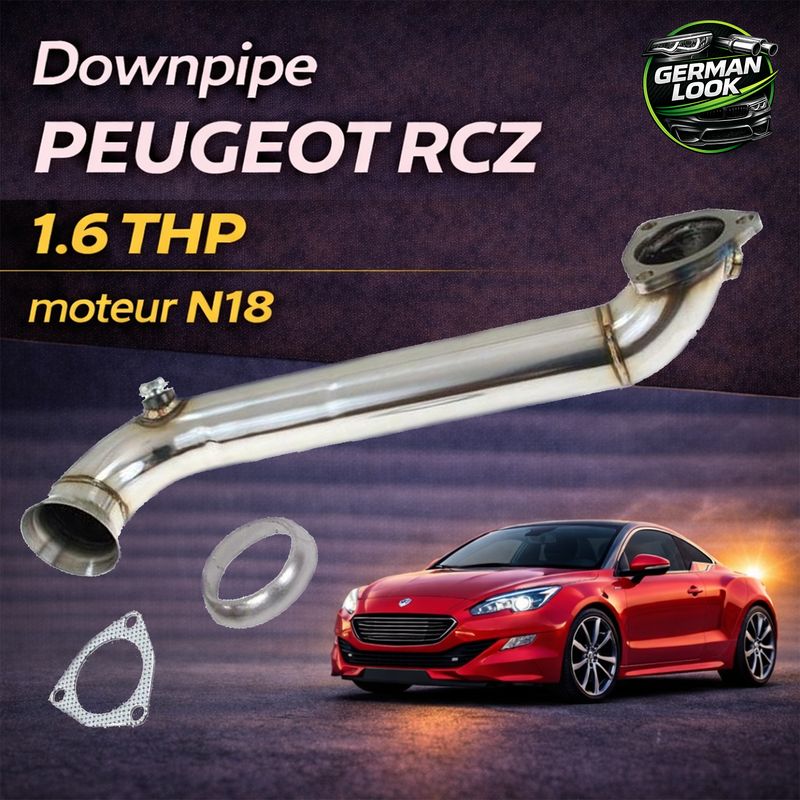 Downpipe Inox Peugeot 207 208 308 RCZ 1.6 THP N18 Citroën DS3 C4 Performance