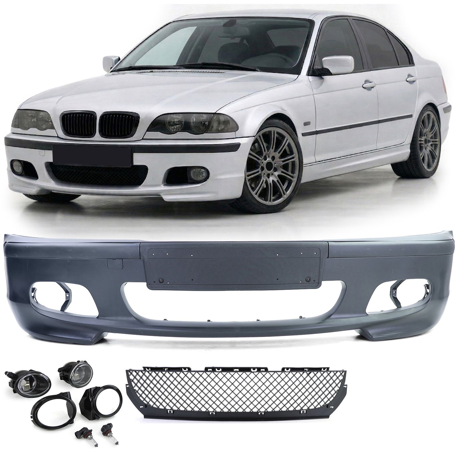 Pare-chocs avant sport BMW Nebelscheinwerfer Klar BMW E46 Limo Touring