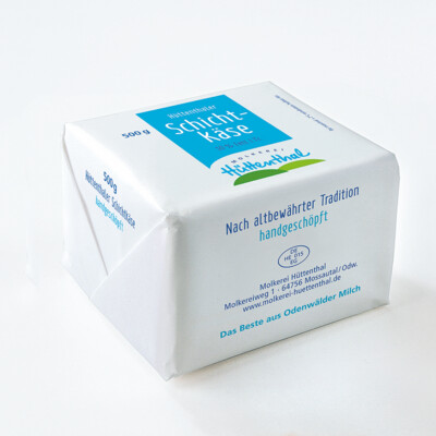 Molkerei Hüttenthal - Schichtkäse 500g Molkerei Hüttenthal - Schichtkäse 500g