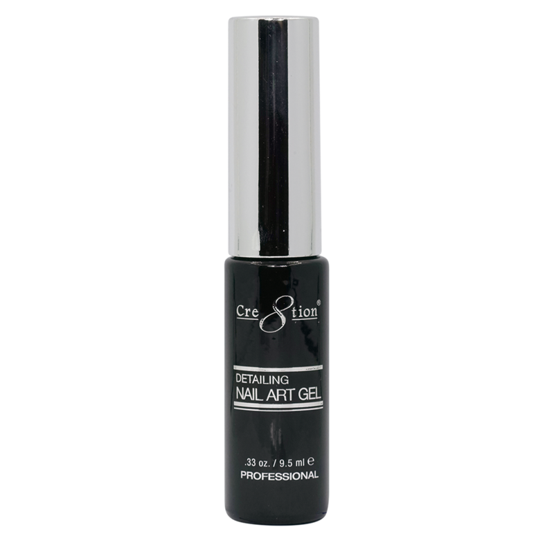 Cre8tion Detailing Nail Art Lacquer 0.25oz, Color: Black