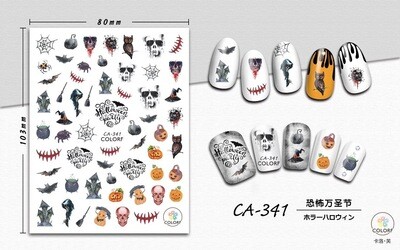 Halloween Nail Sticker CA-341 COLORF