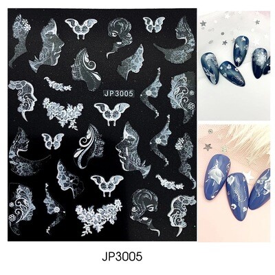 Nail Art Sticker - design- JP3005