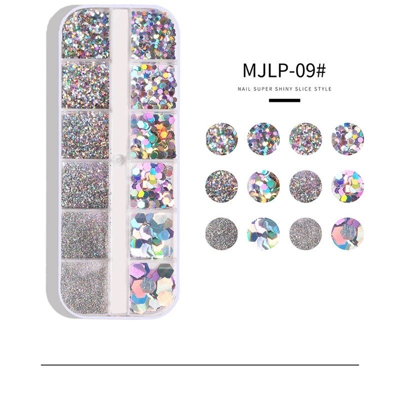 Nail Art- Nail supper Shiny Slice Style - MJLP-09#