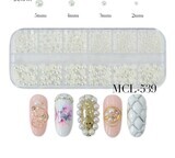 3d Half Round Nail Art Pearls For Salon